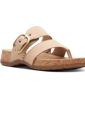 Clarks Reileigh Park Double Strap Thong Sandals